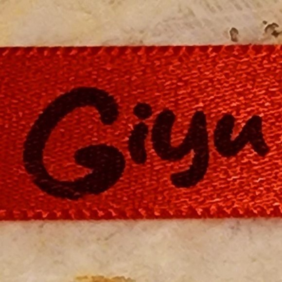 Printed Ribbons - Red - Giyu - 20 metres - Picture 5 of 5